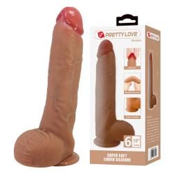 Pretty love - mendel dildo realístico con ventosa 25.5 cm -ø- 5.6 cm - 1