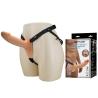 Pretty love - landon strap-on con vibración claro - 1