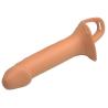 Pretty love - landon strap-on con vibración claro - 4
