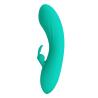 Pretty Love DJ Stick turquesa, vista lateral curvada