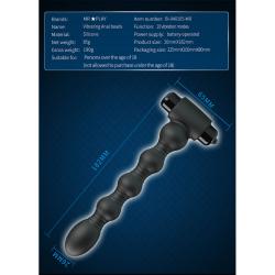 Mr play - masajeador plug anal con vibración - 5