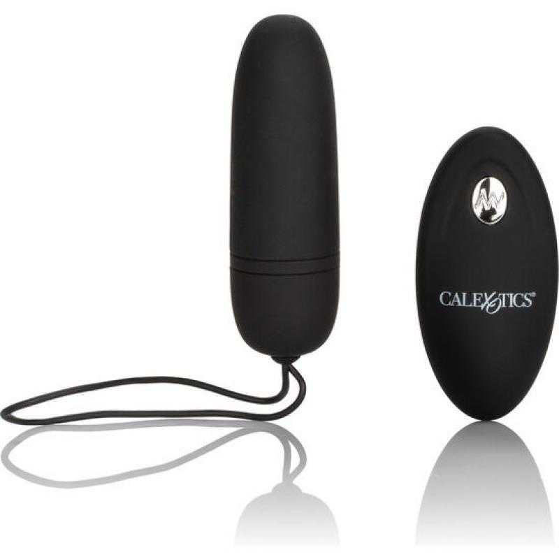 Calex huevo vibrador de silicona con mando negro