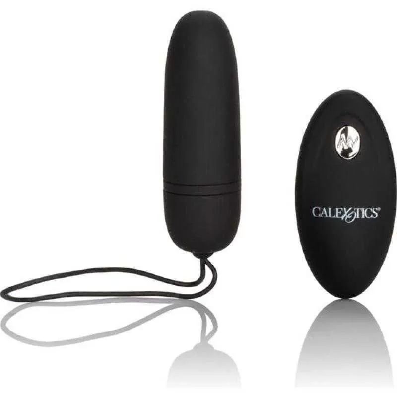 Calex huevo vibrador de silicona con mando negro Calex huevo vibrador de silicona con mando negro