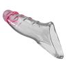 Funda Pretty Love Darnell Transparente tumbada, vista lateral con la anilla
