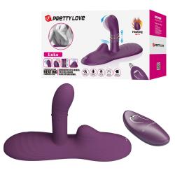 Pretty love - luka sit-down vibrador con efecto calor y control remoto - 1