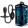Plug hinchable Mr Play negro junto a su caja azul