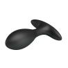 Plug hinchable Mr Play negro, vista lateral del plug