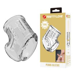 Pretty love - funda corta para pene transaparente - 1