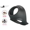 Crazy Bull Zadok anillo negro con iconos de elasticidad