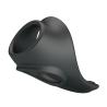 Crazy Bull Zadok anillo negro, vista lateral en diagonal