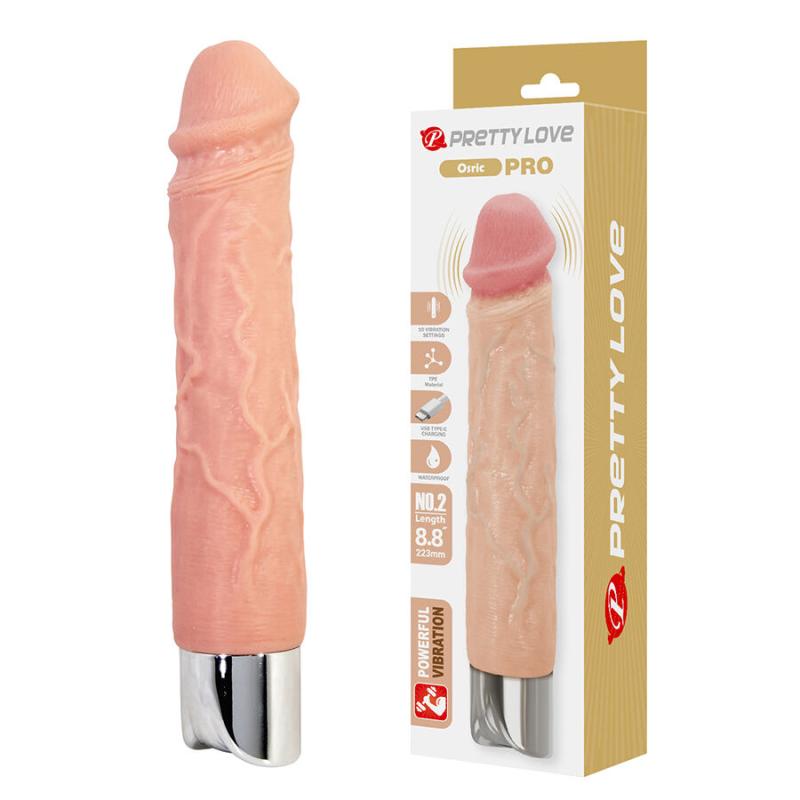Pretty love - osric pro vibrador realístico flexible - 1