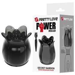 Pretty love - secret garden cabezal masajeador negro - 1