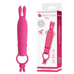 Pretty love - delia vibrador rabbit con anillo de sujeción - 1