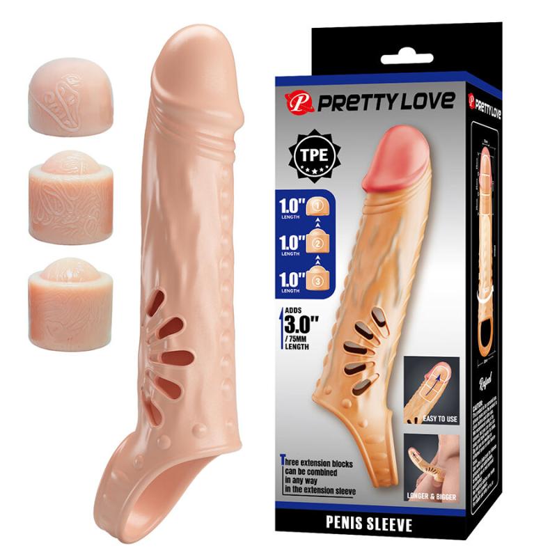 Pretty love- funda para pene con extensores - 1
