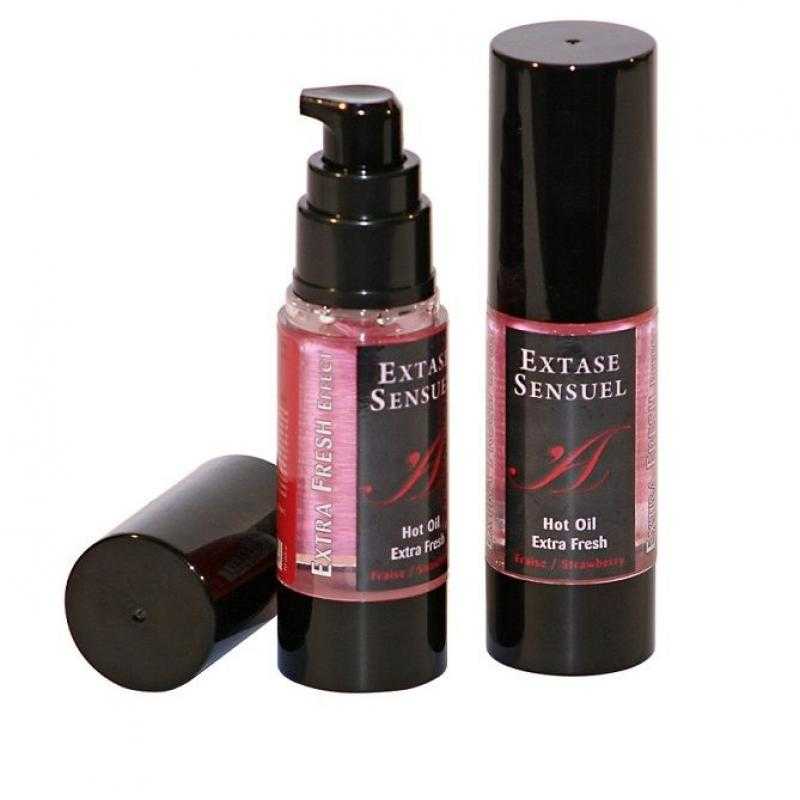 Extase sensuel aceite de masaje efecto extra fresh fresa 30ml