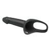 Pretty love - landon strap-on con vibración negro - 5