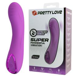 Pretty love - dj dick vibrador punto g morado - 1