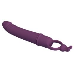 Pretty love - cora vibrador forma pene con anillo de sujeción - 5