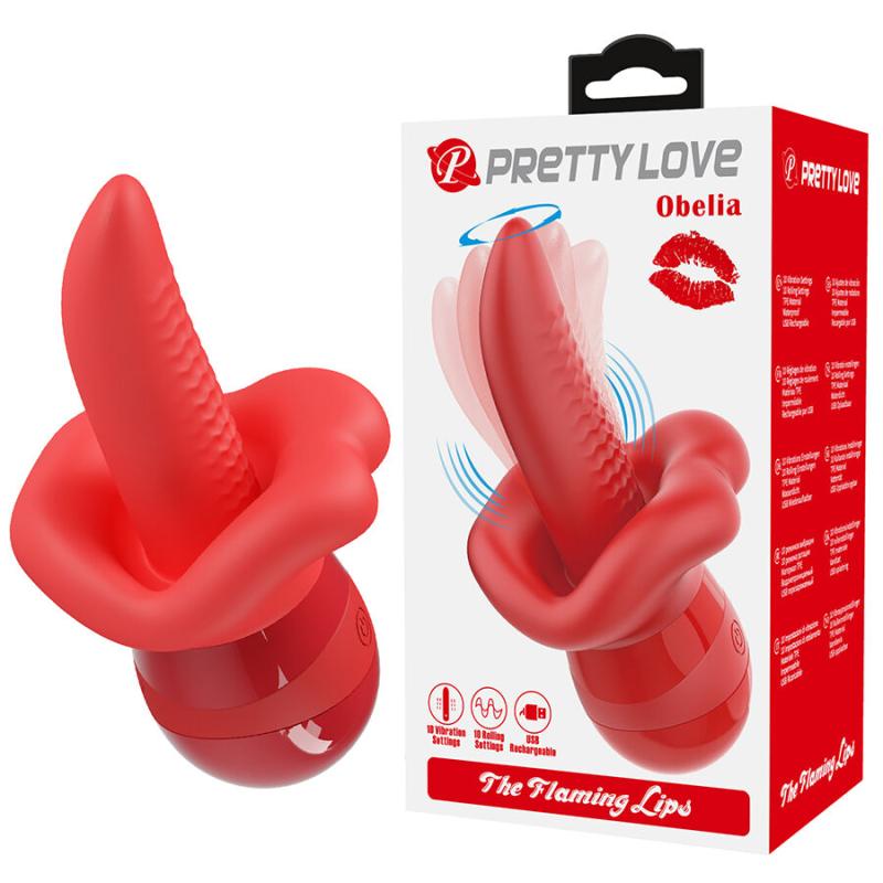 Pretty love - obelia lengua masturbadora con movimiento orbital - 1