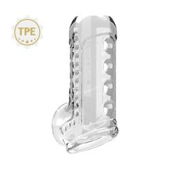 Pretty love - funda para pene texturizada transparente - 6