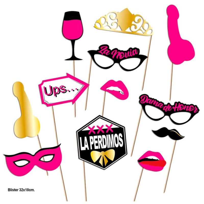 Diablo picante - photocall fiestas modelo 2 - 12 unidades - 1