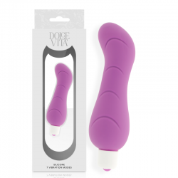 Dolce vita g-spot vibrador silicona lila