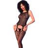 Chilirose - cr 4855 bodystocking negro s/l - 3