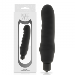 Dolce vita genius vibrador silicona negro