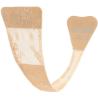 Tanga adhesivo Bye Bra de encaje beige