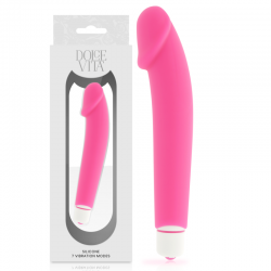 Dolce vita realistic vibrador silicona rosa