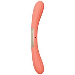 Lelo - boomerang vibrador de doble extremo rojo coral - 1