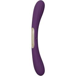Lelo - boomerang vibrador de doble extremo morado - 1