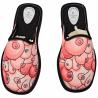 Zapatillas de casa con estampado de tetas, talla 42-44