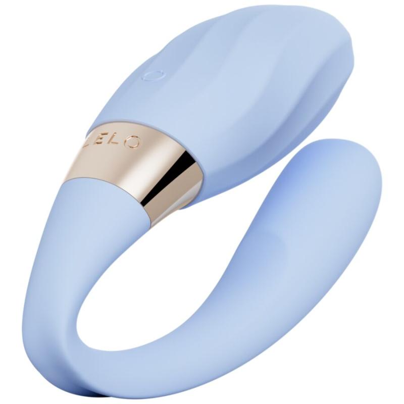 Lelo - tiani twist vibrador para parejas celeste - 1
