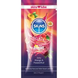 Skins - fruity lubricante base de agua mango & fruta pasión monodosis 5 ml - 1