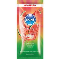 Skins - fruity lubricante base de agua sandía monodosis 5 ml - 1