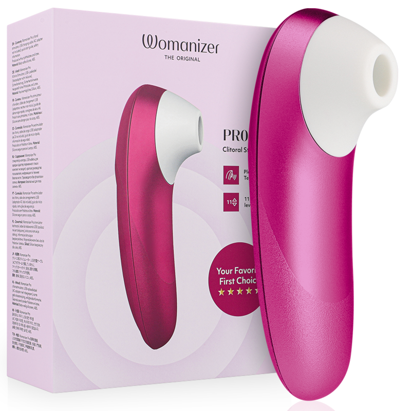 Womanizer - pro vibrant estimulador de clítoris rosa - 1