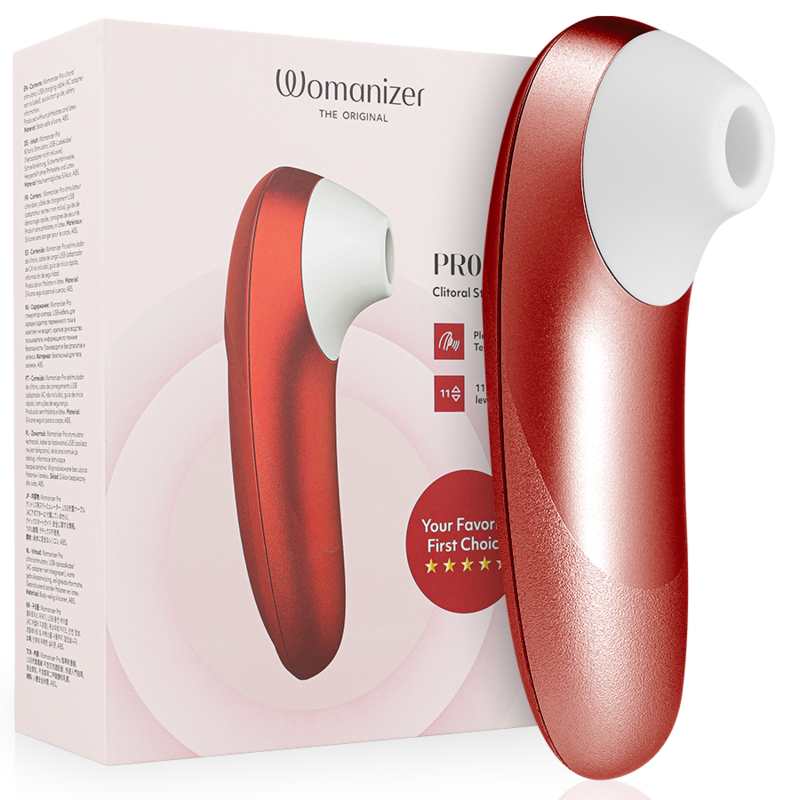 Womanizer - pro vibrant estimulador de clítoris burdeos - 1
