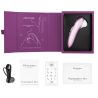 Womanizer Pro lila con cable y documentación