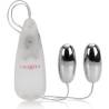 Balas dobles Pocket Exotics plateadas con su mando