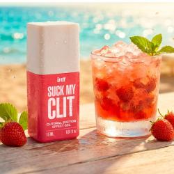 Intt - suck my clit gel efecto succión fresas silvestres 15 ml - 6