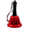Diablo Picante mini campana llavero roja Ring for a Kiss