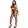 Leg Avenue 89372 conjunto negro vista lateral