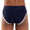 Burn slip navy con ribetes blancos detalle trasero