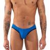 Burn 018 slip azul con ribetes negros vista frontal