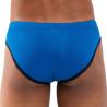 Burn 018 slip azul con ribetes negros detalle trasero