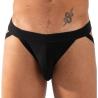 Burn 011 jock doble negro detalle frontal