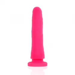 Delta club toys arnes + dildo rosa silicona medica 17 x 3 cm
