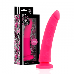 Delta club toys arnes + dildo rosa silicona medica 17 x 3 cm