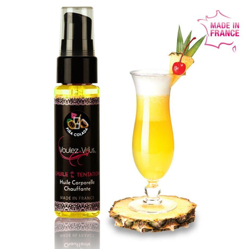 Voulez-vous - aceite efecto calor - piña colada 35 ml Voulez-vous - aceite efecto calor - piña colada 35 ml